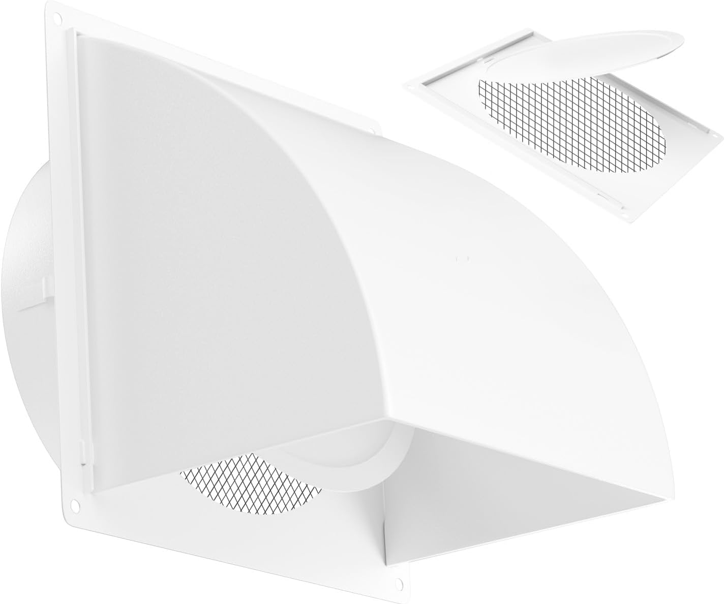 Cubierta ventilación metal 4pulg secadora resistente malla