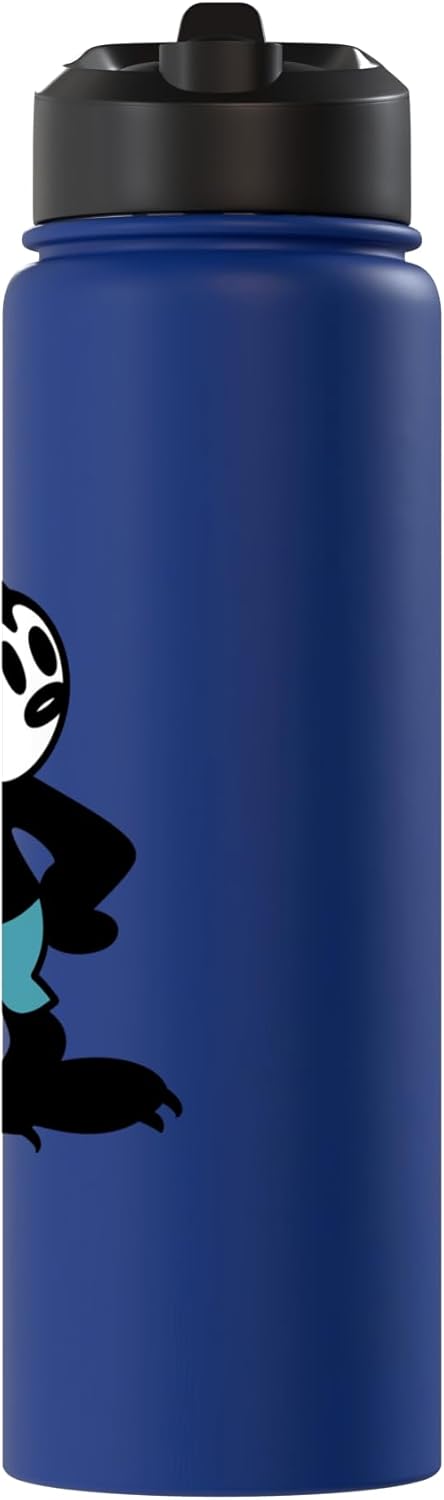 Botella agua acero inox aislada Oswald el Conejo