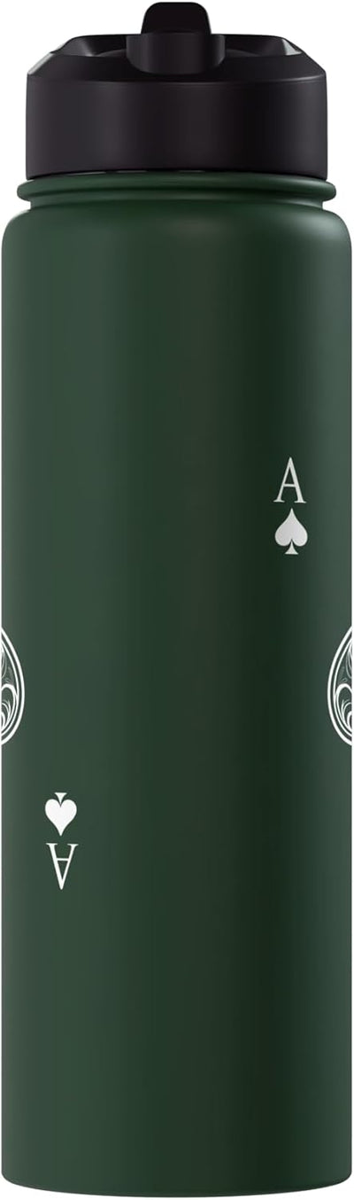 Botella de agua aislada Ace Of Spades acero inoxidable