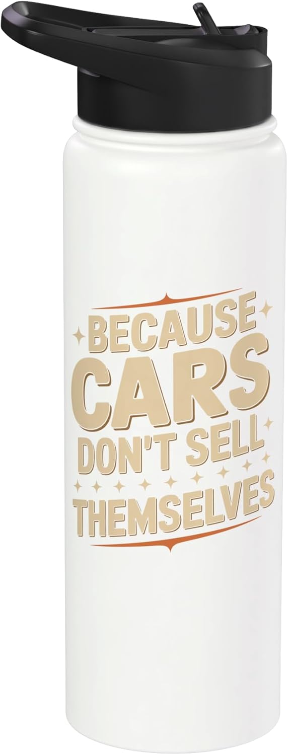 Botella de agua aislada de acero inoxidable para vendedor de autos