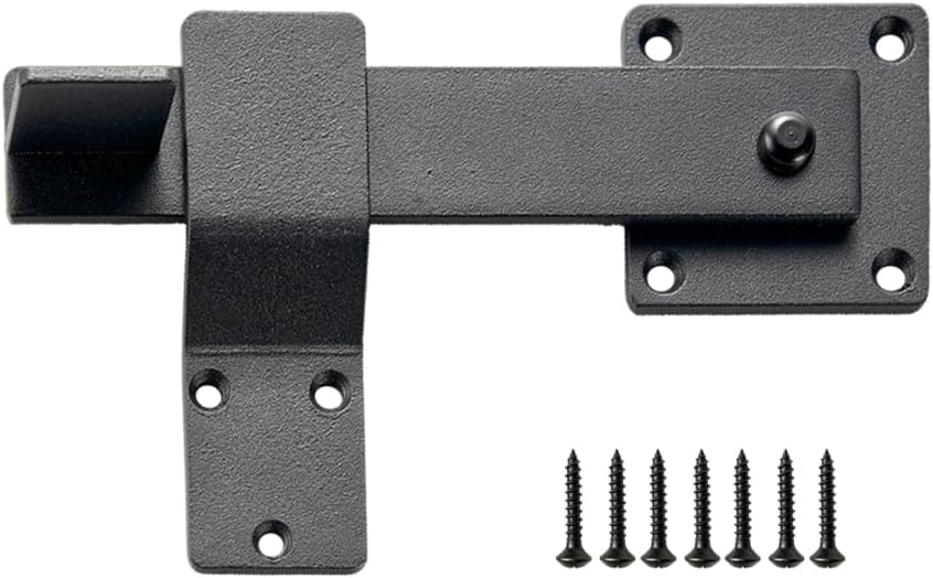 Cerradura puerta granero 5.5pulg resistente para madera/vinilo/PVC