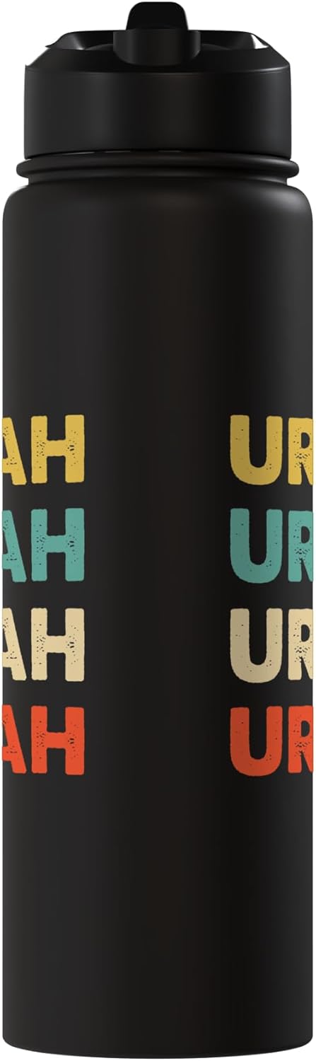 Botella de agua acero inoxidable aislada Urijah Name