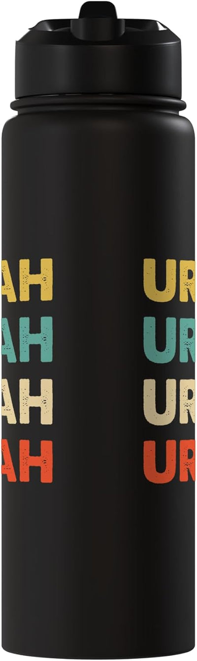 Botella de agua acero inoxidable aislada Urijah Name