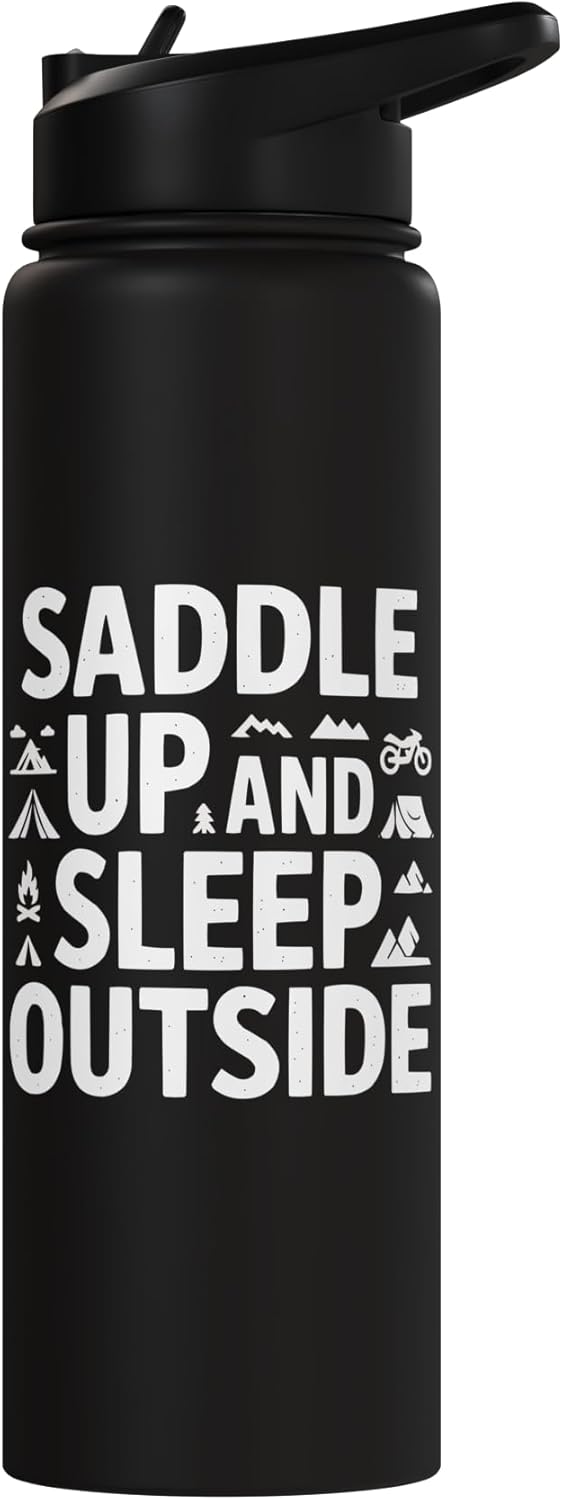 Bottella de agua aislada para motocampings de acero inoxidable