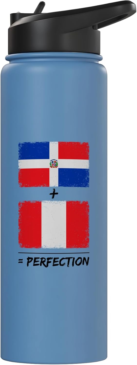 Botella agua acero inox aislada Perú República Dominicana