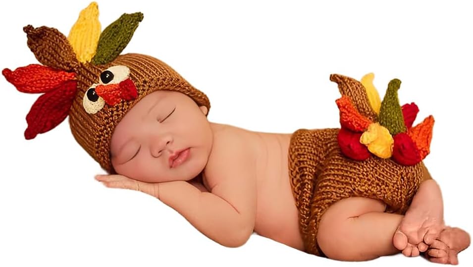 Accesorios foto bebé trajes ganchillo sombrero punto