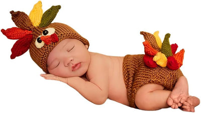 Accesorios foto bebé trajes ganchillo sombrero punto