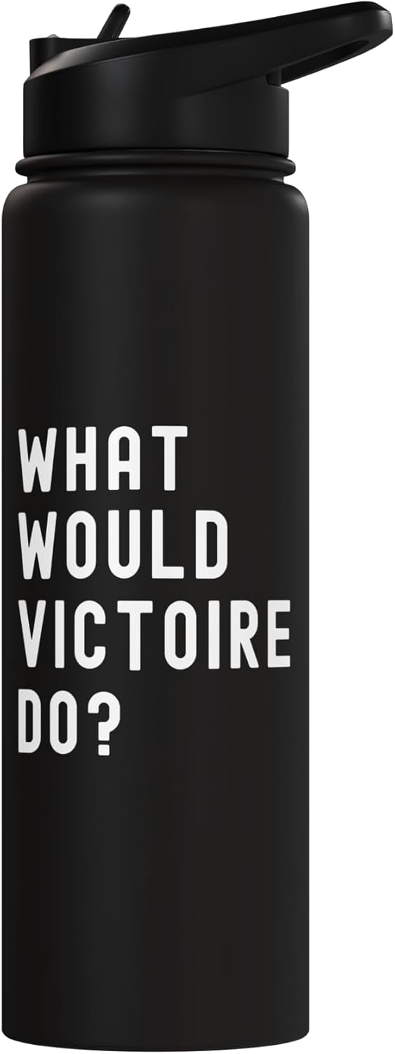 Bottella de agua acero inoxidable aislada What Would Victoire Do