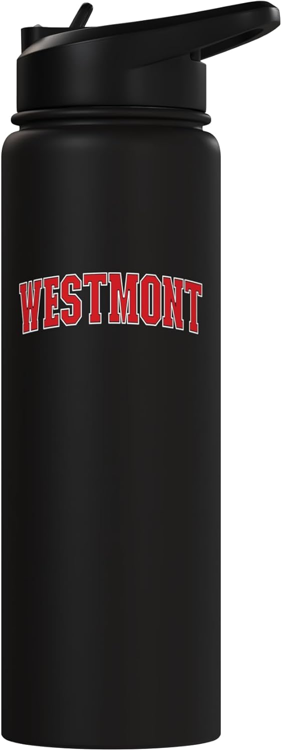 Botella agua acero inox aislada estilo universidad Westmont