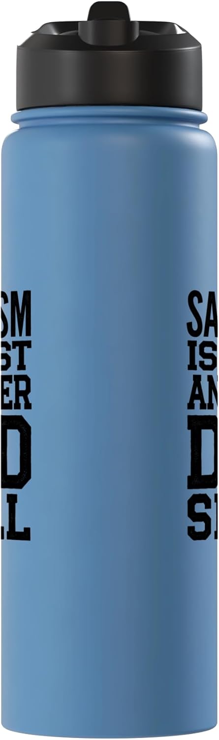 Botella de agua acero inoxidable para papá sarcástico