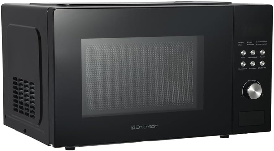 Horno microondas encimera 1000W 10 niveles LED con plato vidrio