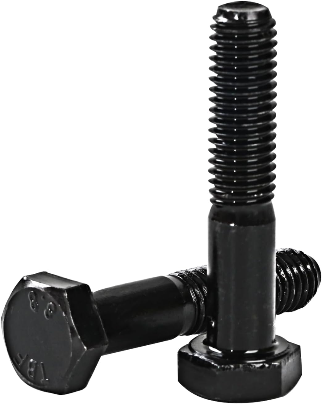 Pernos hexagonales negros métricos 8.8 acero al carbono