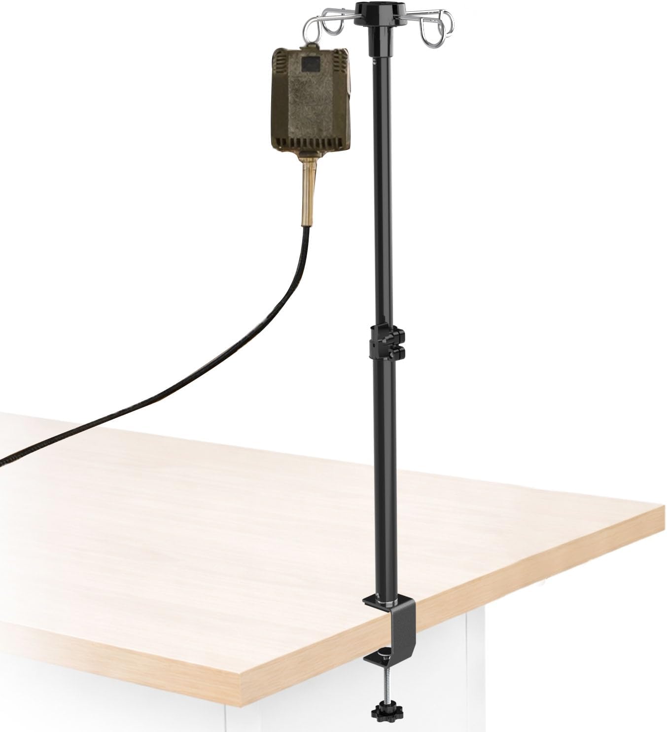 Soporte herramienta rotatoria ajustable con sujeción para mesa