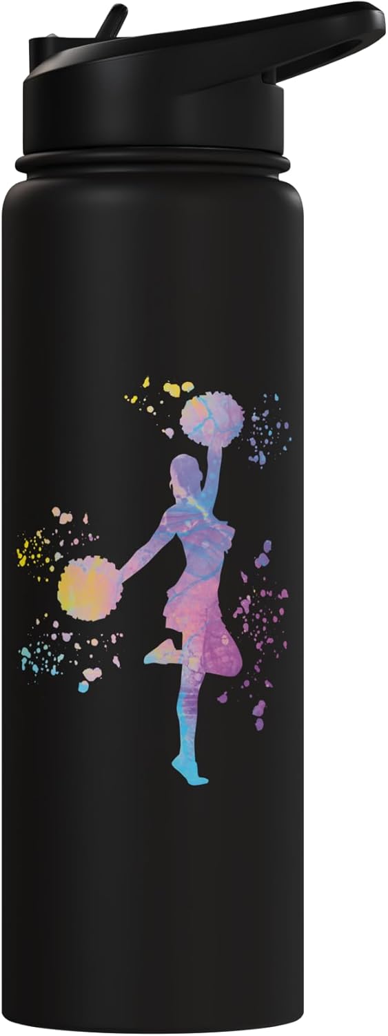 Botella agua acero inox térmica para cheerleader