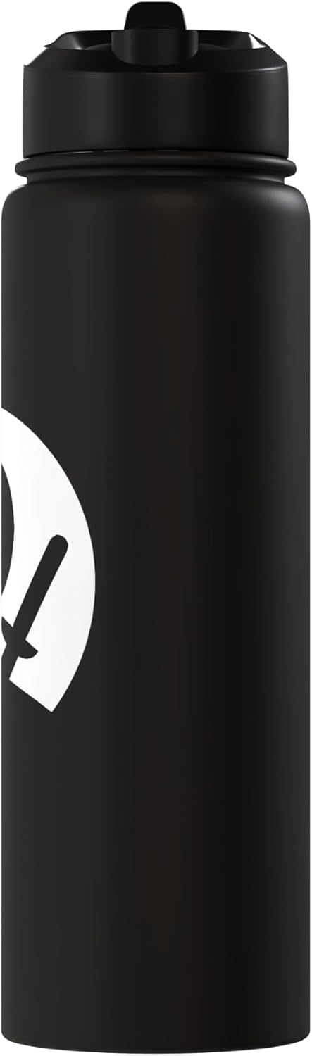 Botella agua acero inox aislada