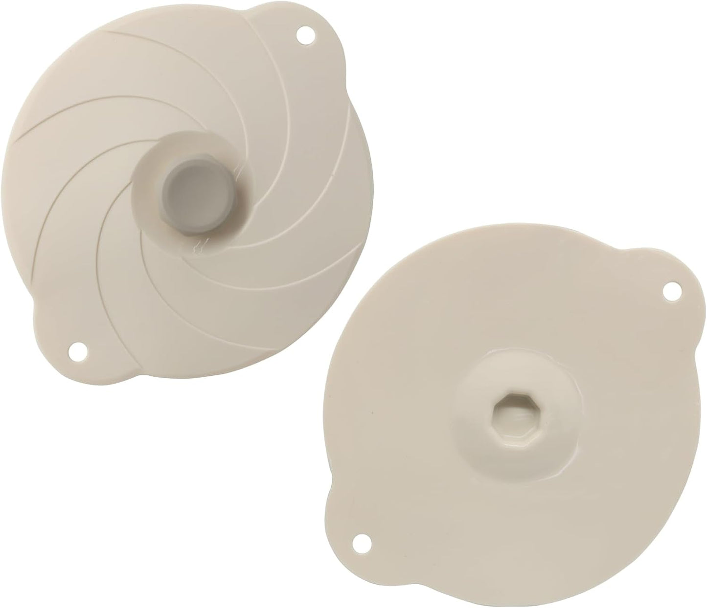 Tapas universales de 6 pulgadas para microondas, tazas y platos, cubierta blanca resistente al calor