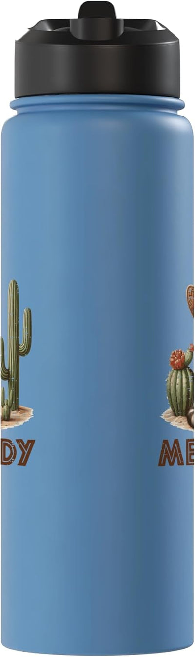 Botella agua térmica acero inox gato cactus