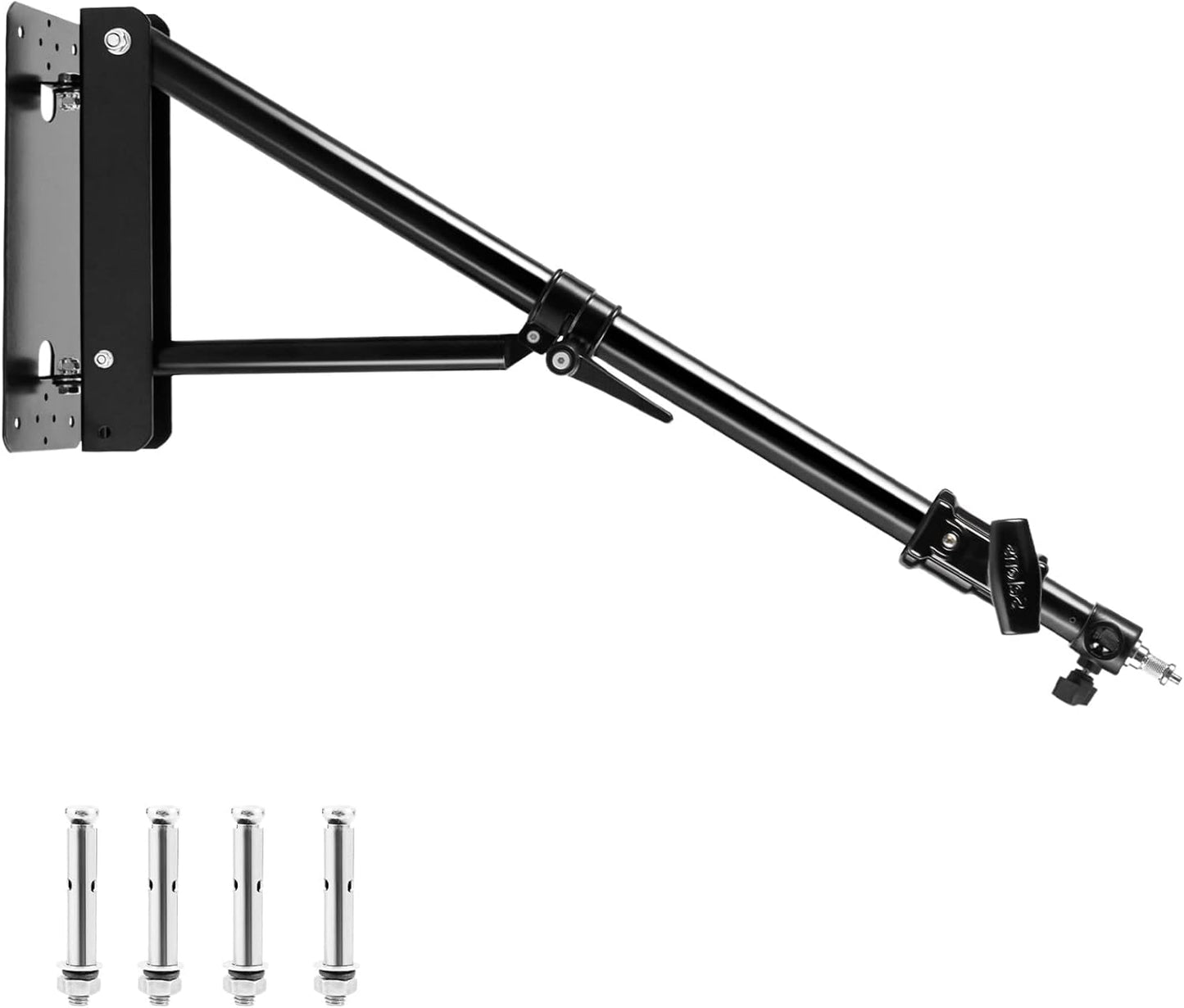Brazo boom pared base triangular 51pulg ajustable estudio
