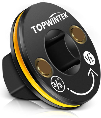 Adaptador enchufe impacto perfil bajo 3/8" F a 1/2" M acero CR-MO