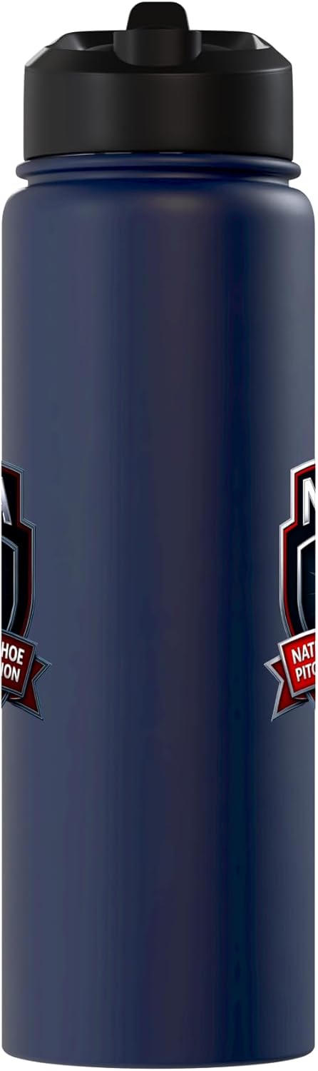 Botella de agua aislada de acero inoxidable con logo NHPA