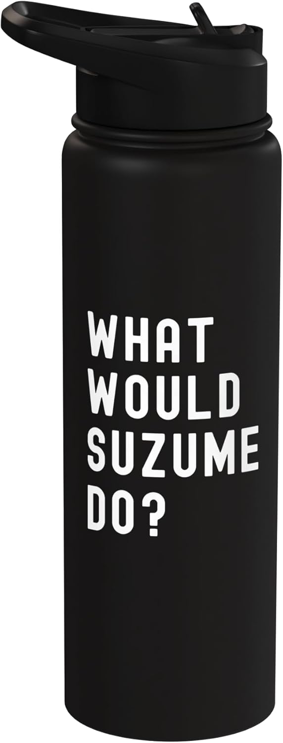 Botella agua acero inox aislada What Would Suzume Do