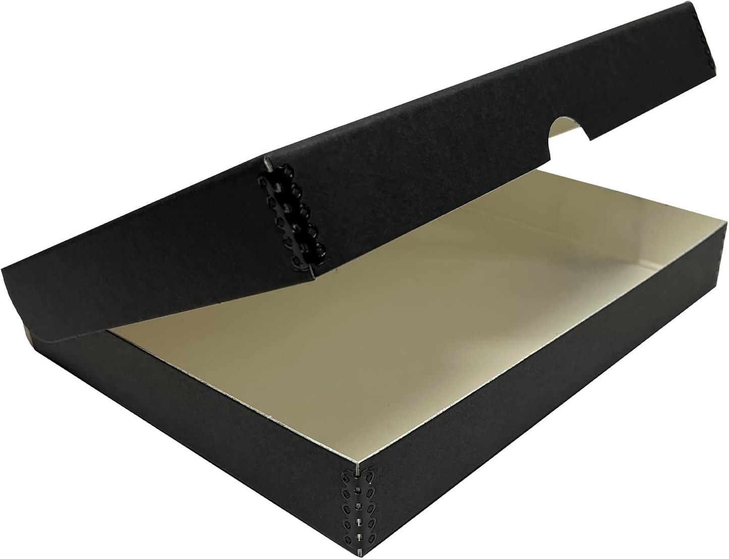 Caja almacenamiento folio metal 9.5x12.5pulg