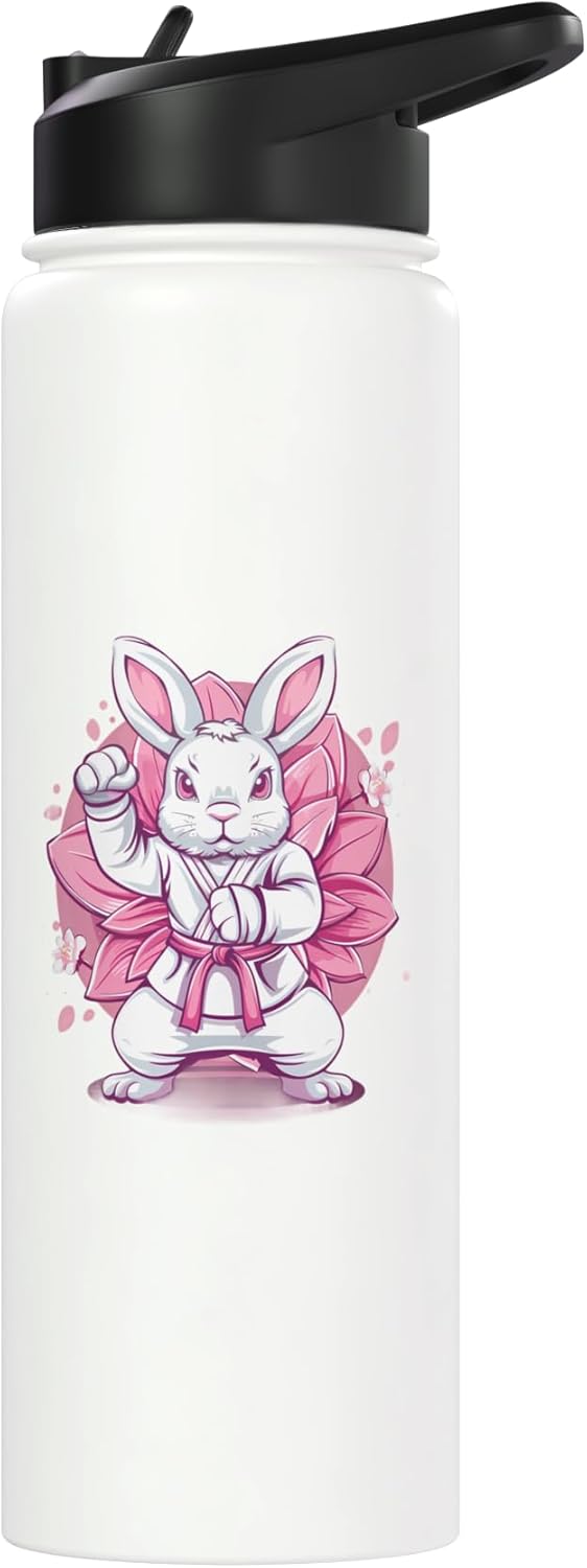Botella de agua acero inoxidable aislada para artes marciales