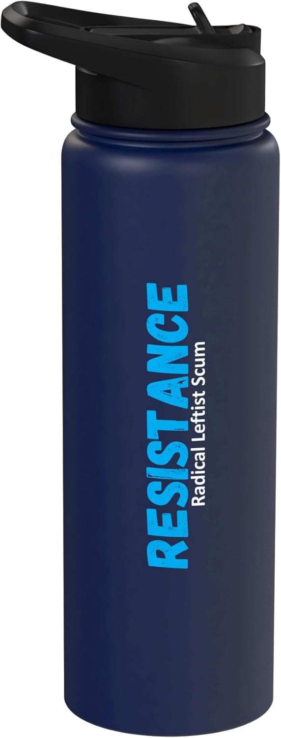 Botella agua acero inox aislada 12oz