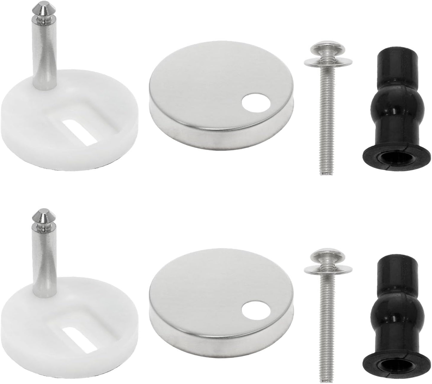 Reemplazo bisagra inodoro acero inox tornillo goma