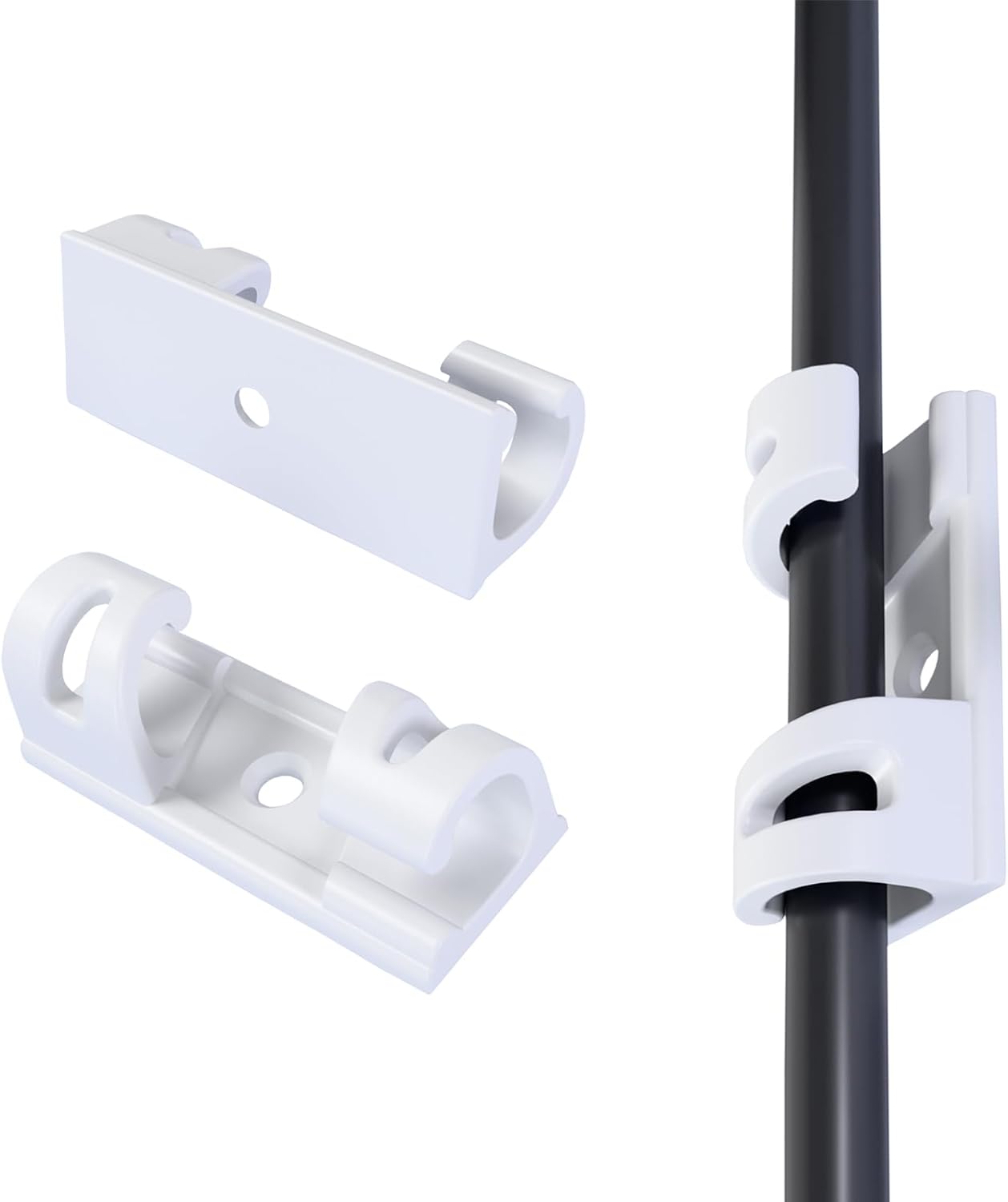 Clips autoadhesivos organizador cables escritorio automóvil