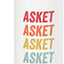 Botella de agua acero inoxidable aislada Asket