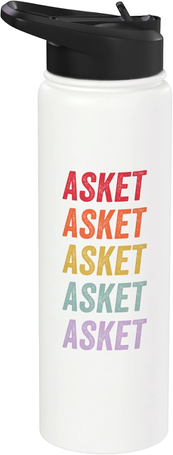 Botella de agua acero inoxidable aislada Asket