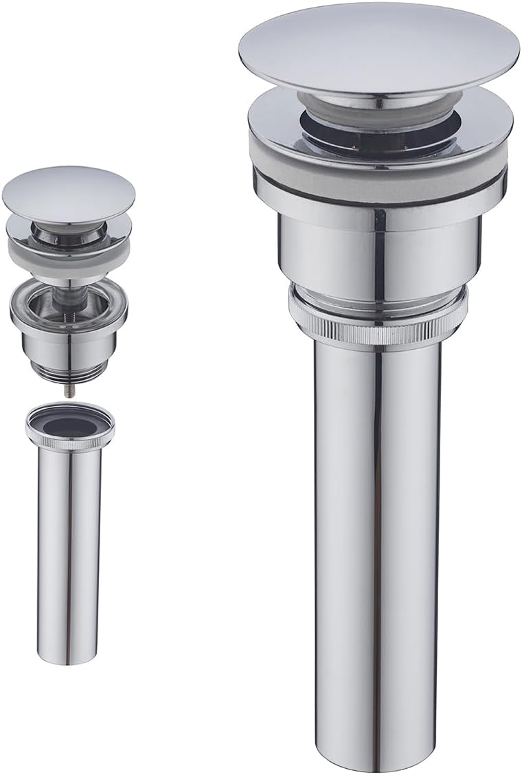 Desagüe desplegable lavabo cromo antiobstrucciones