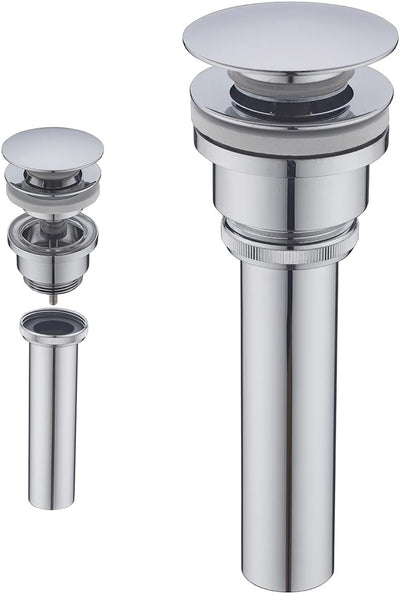 Desagüe desplegable lavabo cromo antiobstrucciones