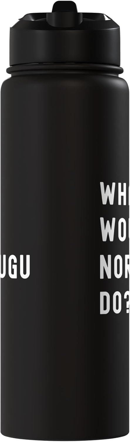 Botella agua acero inox aislada What Would Noritsugu Do