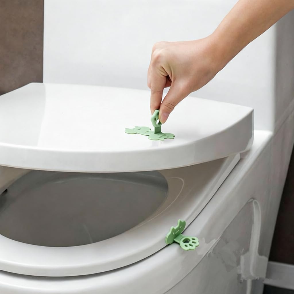 Manija elevadora asiento inodoro uso prolongado verde
