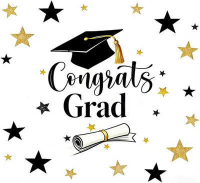 Adhesivo pared graduación 35x16pulg reutilizable negro dorado