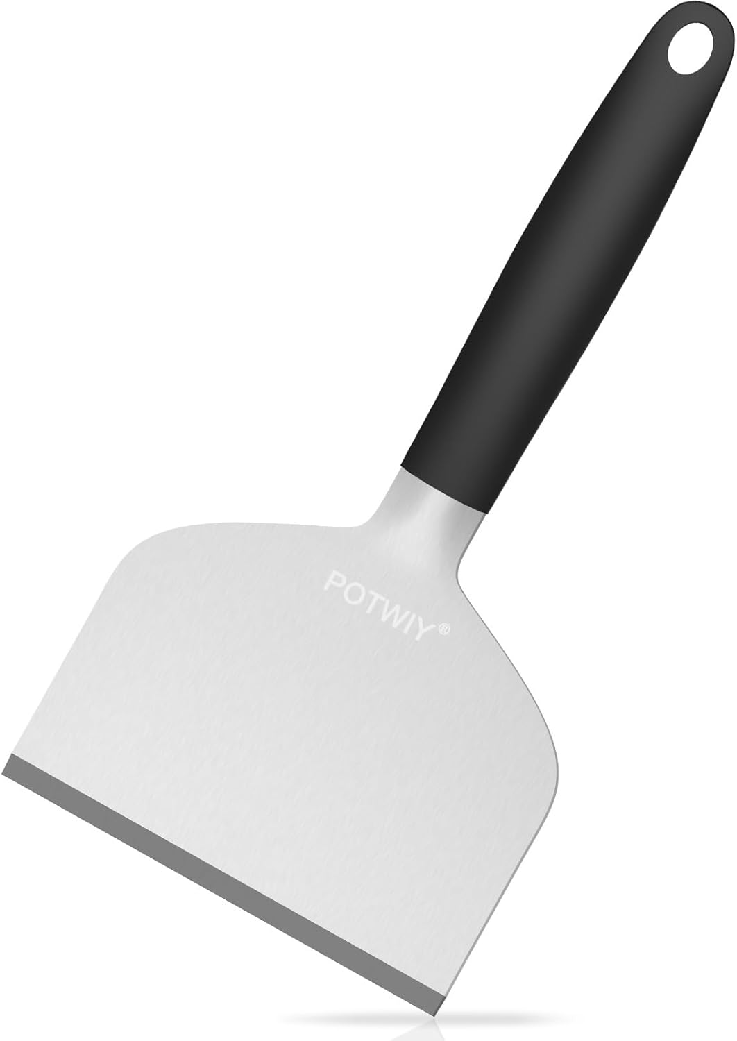 Rascador de plancha resistente de 5.3 pulgadas con mango de silicona