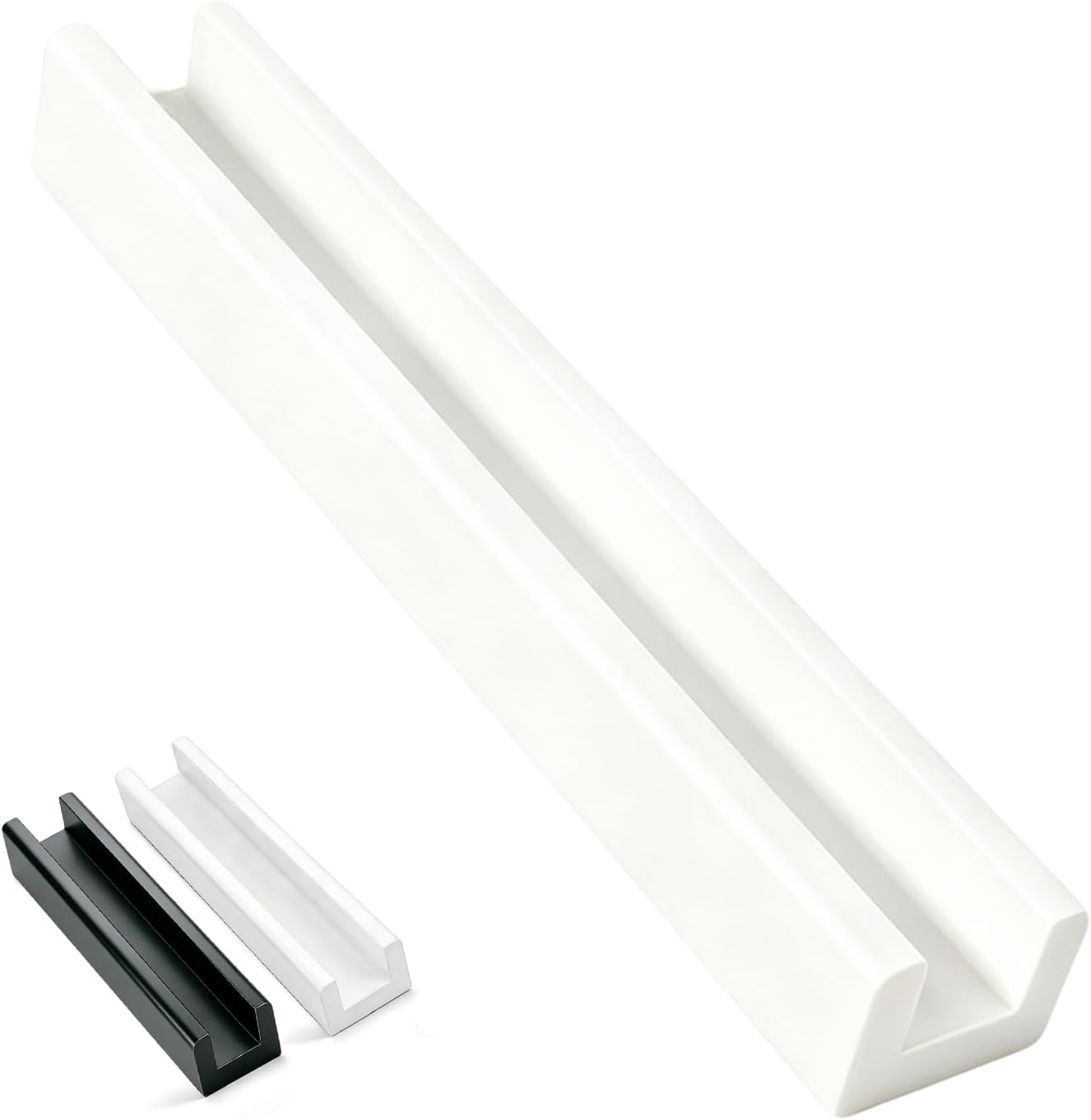 Soporte madera espejo piso base antiderrap 11.8x2.3pulg