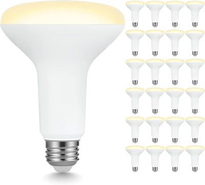 Pack 24 Bombillas LED BR30 7.5W 2700K Luz Inundación E26