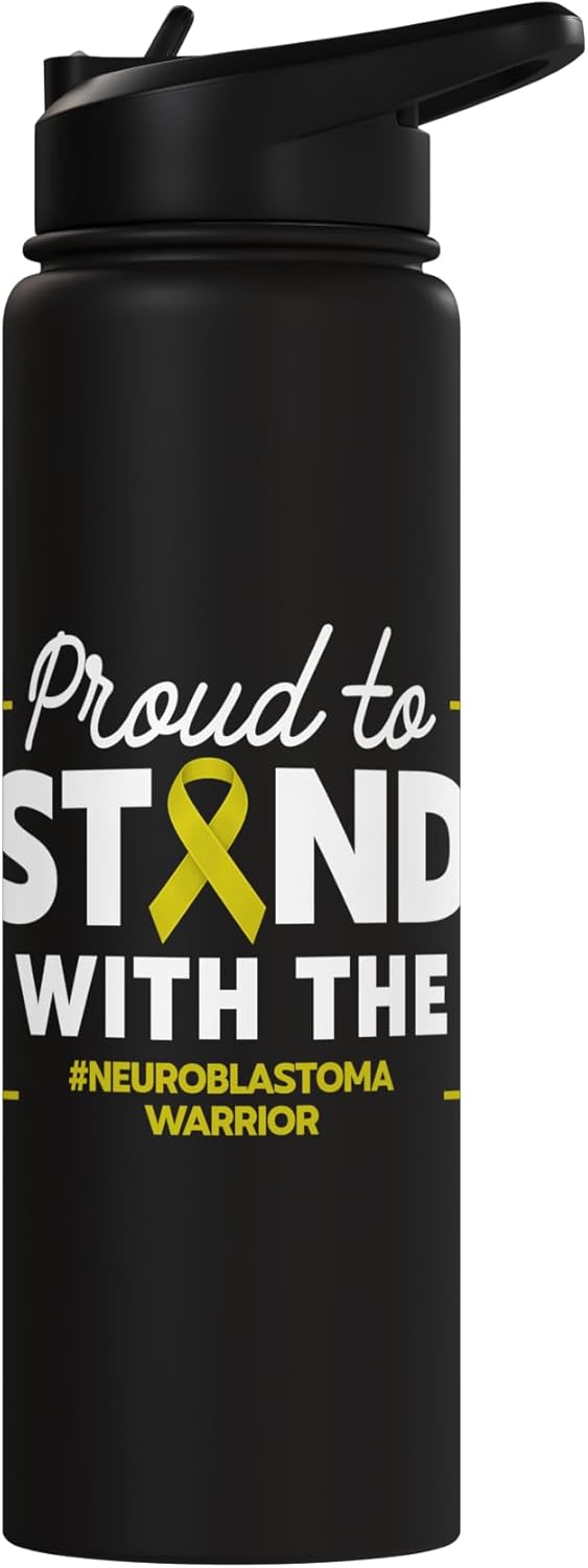 Bottella de agua aislada de acero inoxidable para apoyo al neuroblastoma