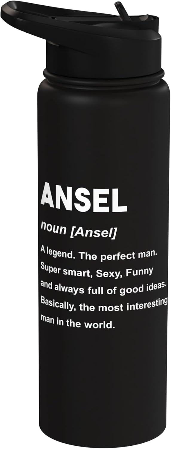 Bottella de agua aislada de acero inoxidable Ansel