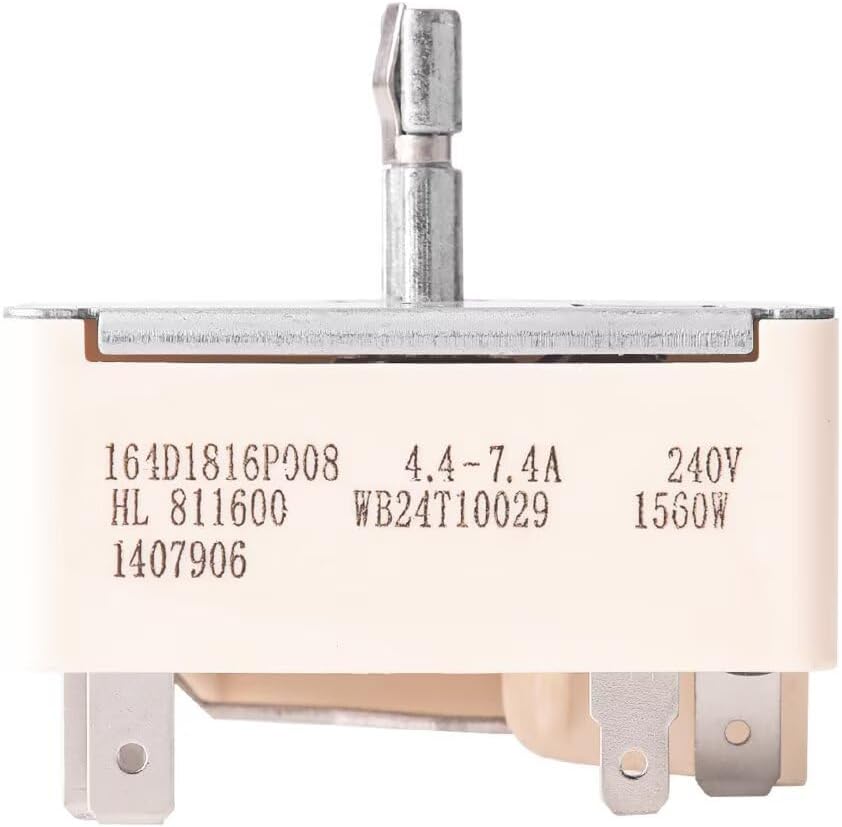 Interruptor control infinito para quemador 6 pulg GE