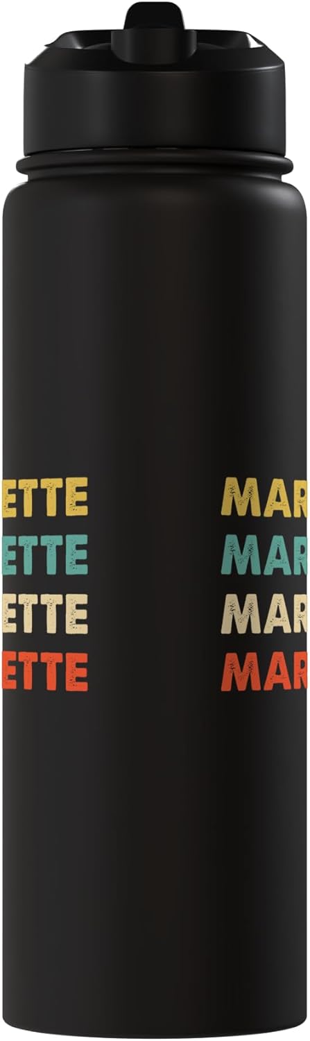 Botella de agua aislada de acero inoxidable Margarette Name