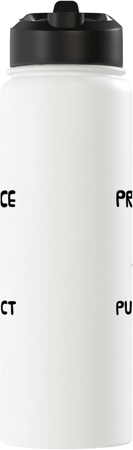 Botella térmica acero inox con mensaje para gatos