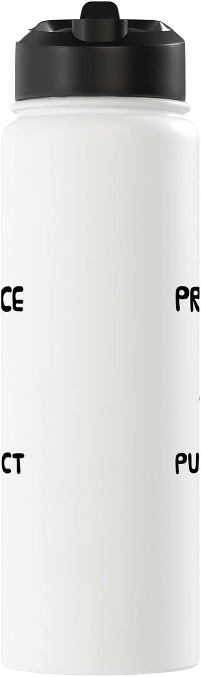 Botella térmica acero inox con mensaje para gatos