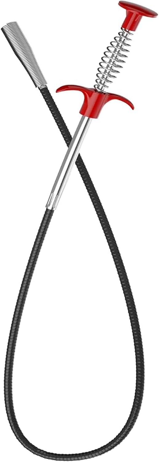 Herramienta flexible para desatascar drenaje 35pulg