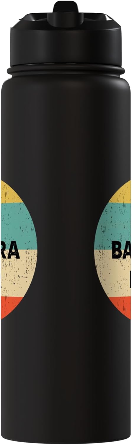 Barrera Name Botella de agua acero inoxidable aislada