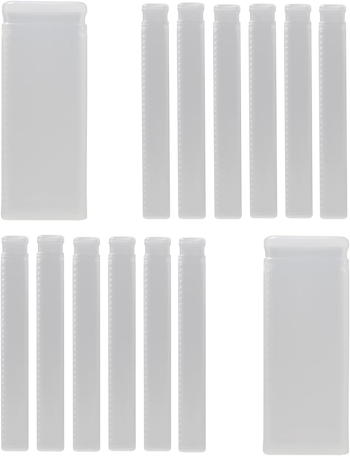 Caja plástico extensible semitransparente para brocas