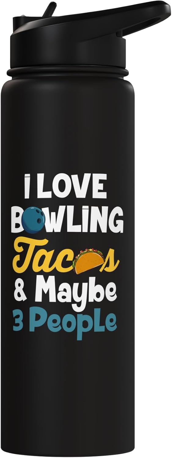 Bolso para tacos de bowling de acero inoxidable aislado